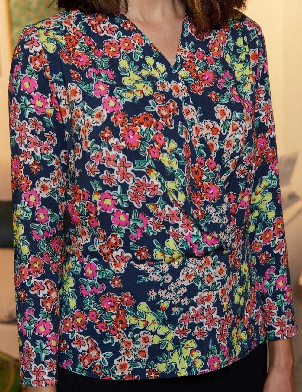 Blouse imprimée fleurs