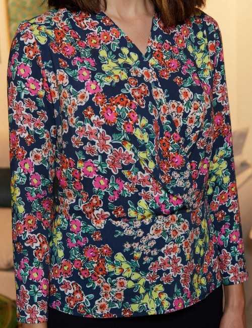 Blouse imprimée fleurs