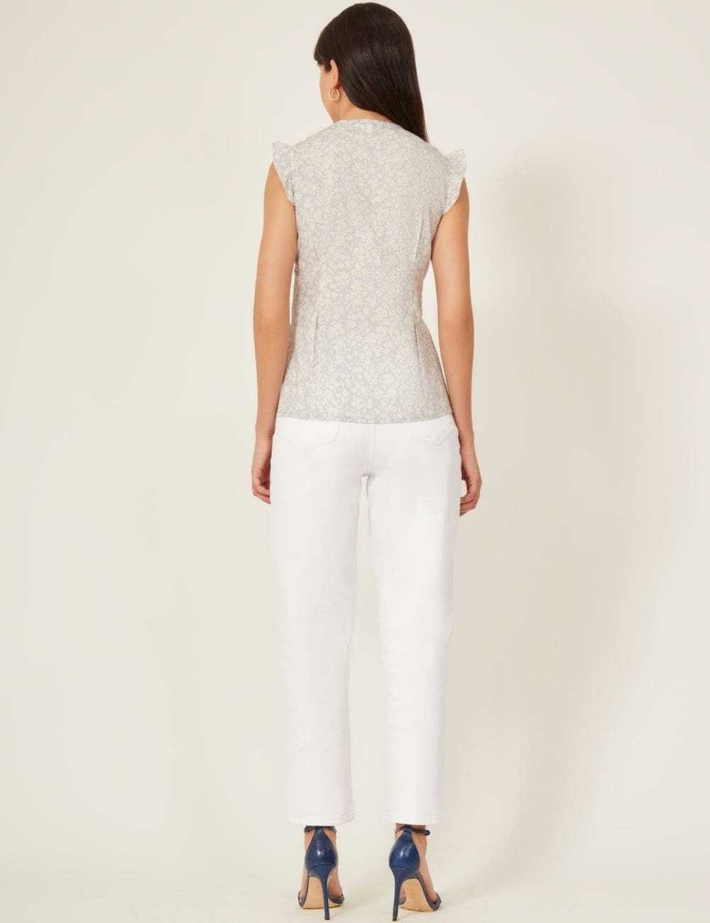 Chemise en coton imprimé