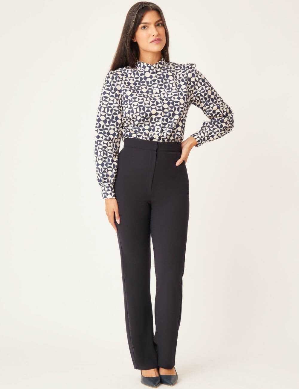 Pantalon droit marine