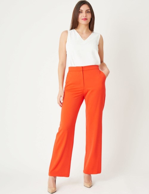 Top en viscose blanc sans manches