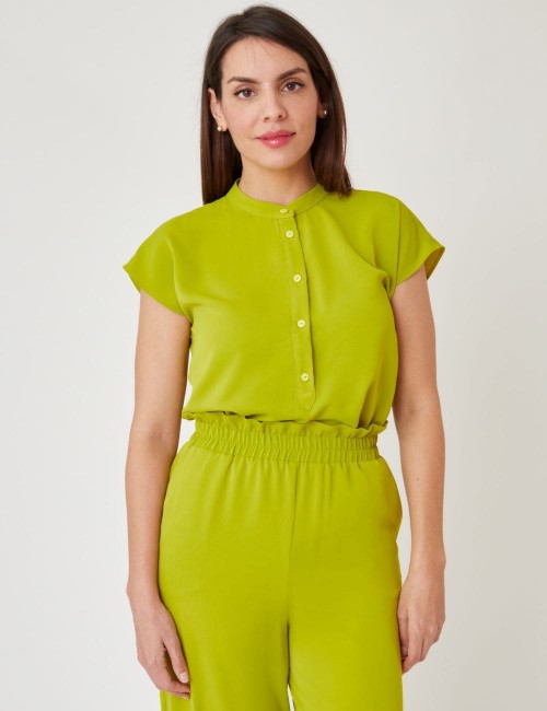 Top  manches courtes en viscose