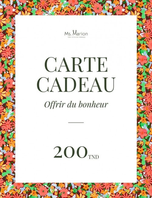Carte Cadeau - Offrez un...