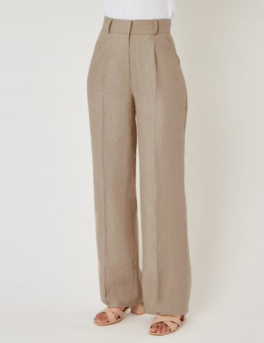 Dalel Pants Lin Grège - Ms....
