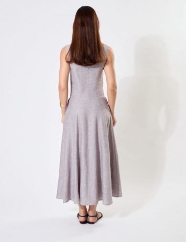 Mila Dress Lin Grege - Ms....
