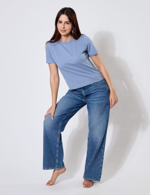 Lise Top - T-shirt coton...