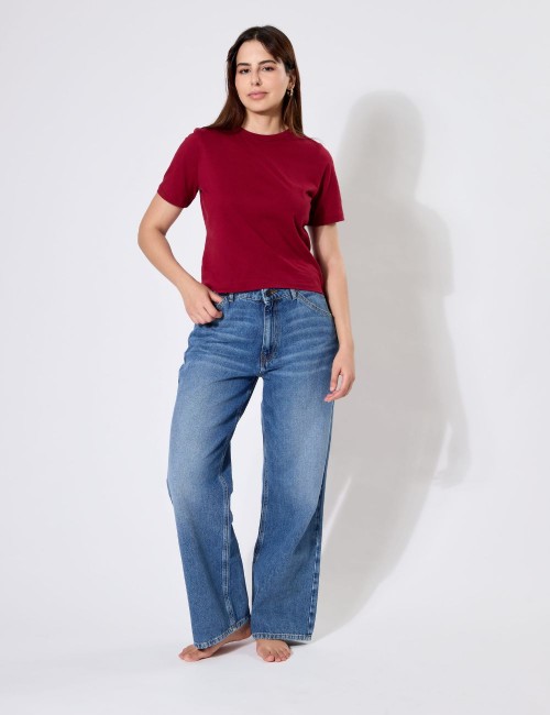 Lise Top - T-shirt coton...