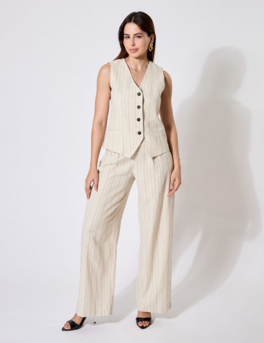 Jade Pants - Pantalon lin...
