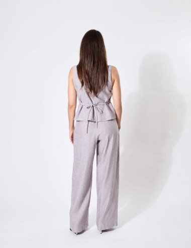 Jade Pants - Pantalon lin...