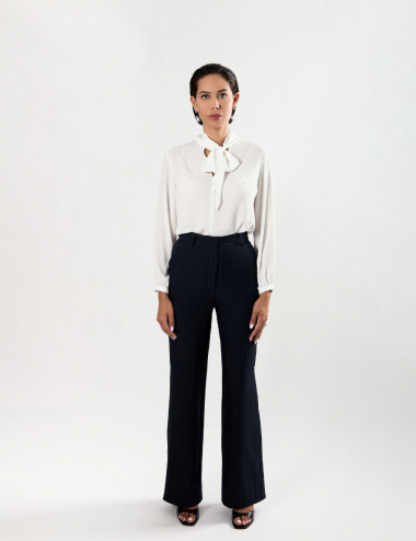 Leila Pants - rayures marin...