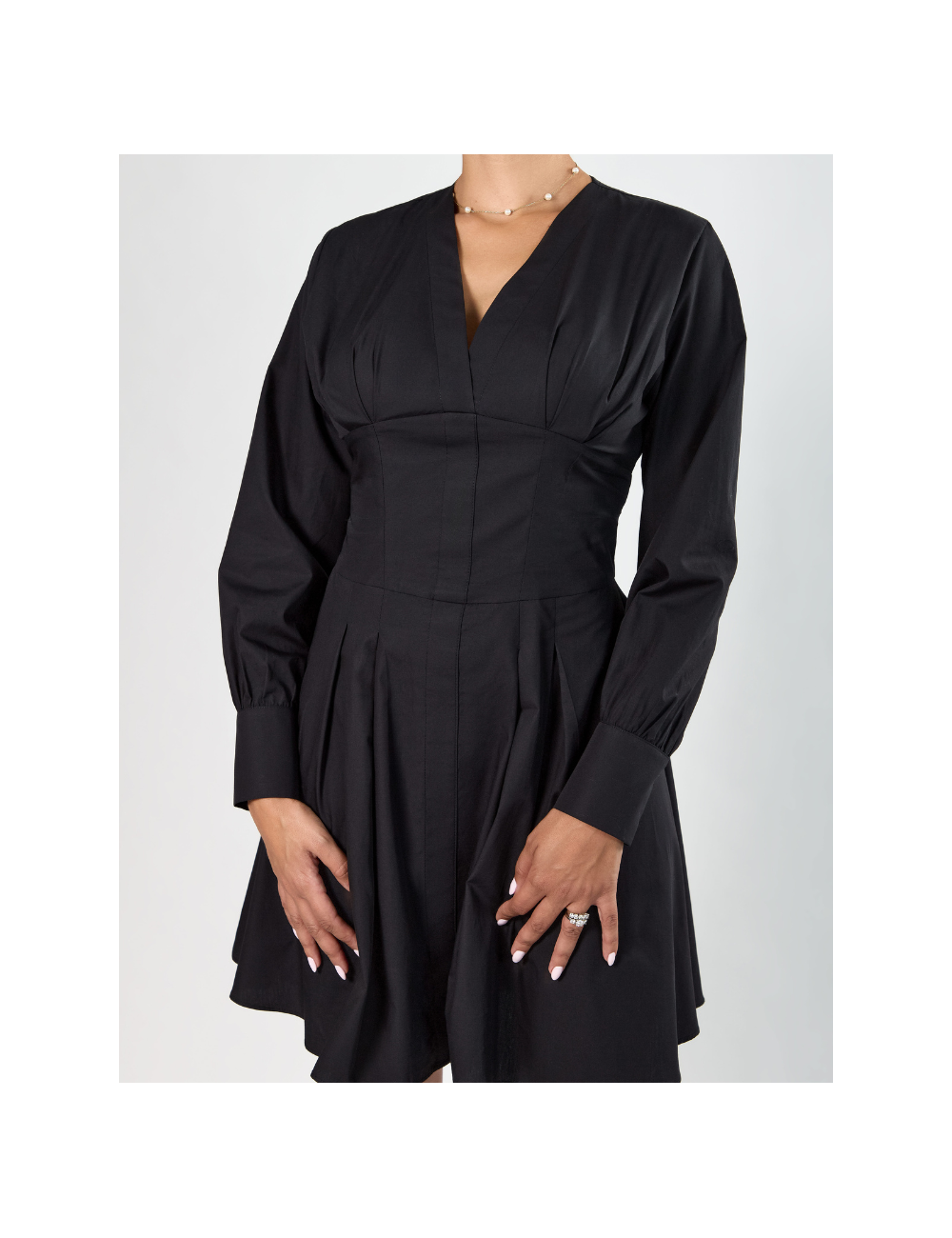 Cycy Dress - Coton noir -...