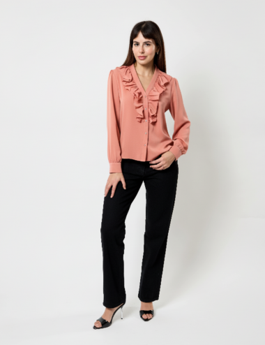 Eva Top - Blouse à volants...